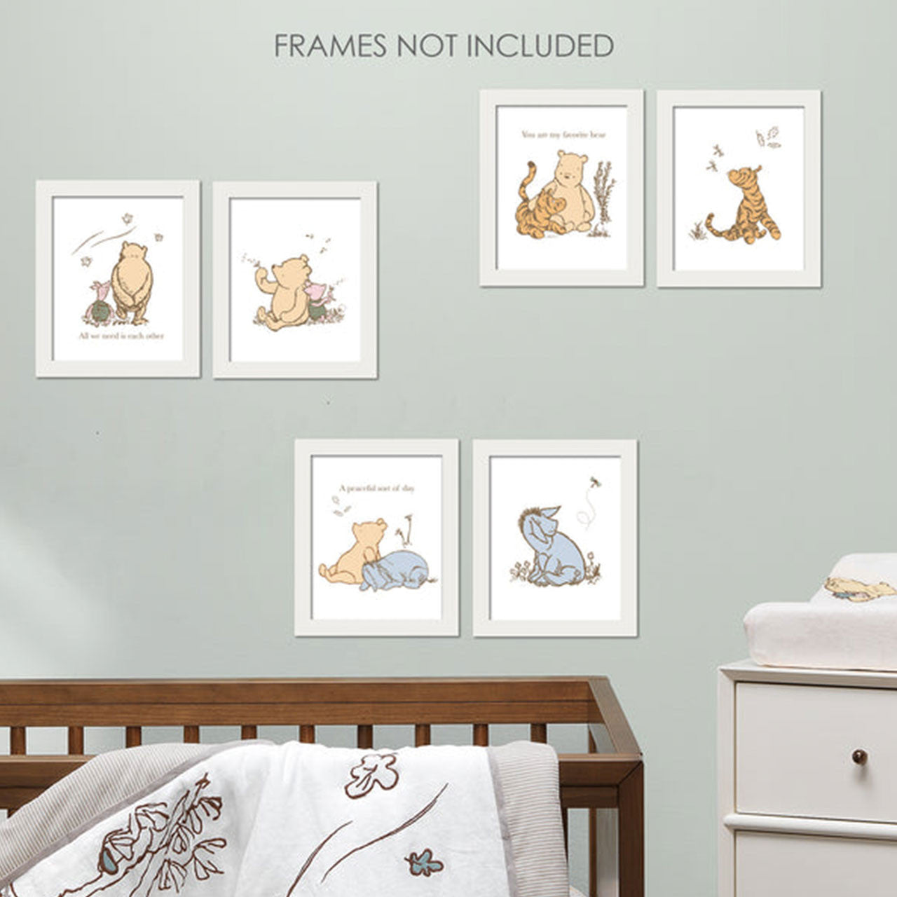 Lambs & Ivy Disney Unframed Wall Art Winnie the Pooh- Bambi Baby