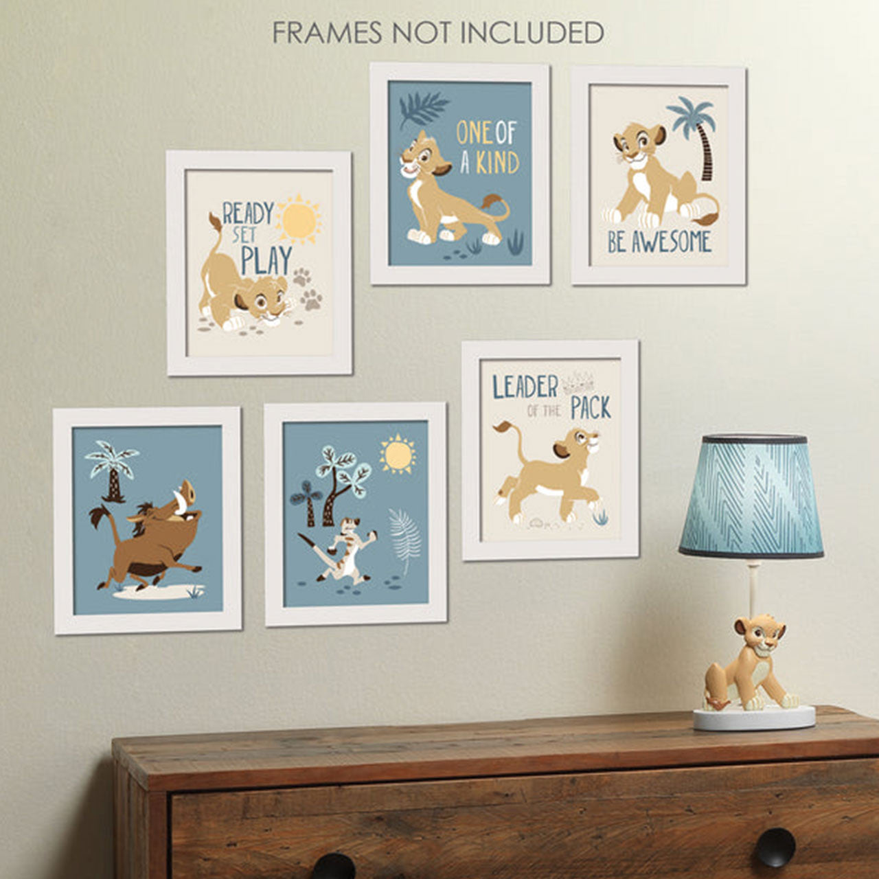 Lambs & Ivy Disney Unframed Wall Art Lion King- Bambi Baby