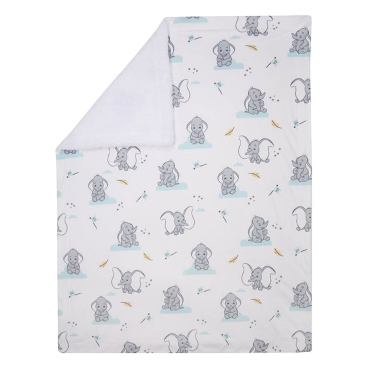 Cobertor Lambs &amp; Ivy Dumbo Minky/Sherpa- Bambi Baby
