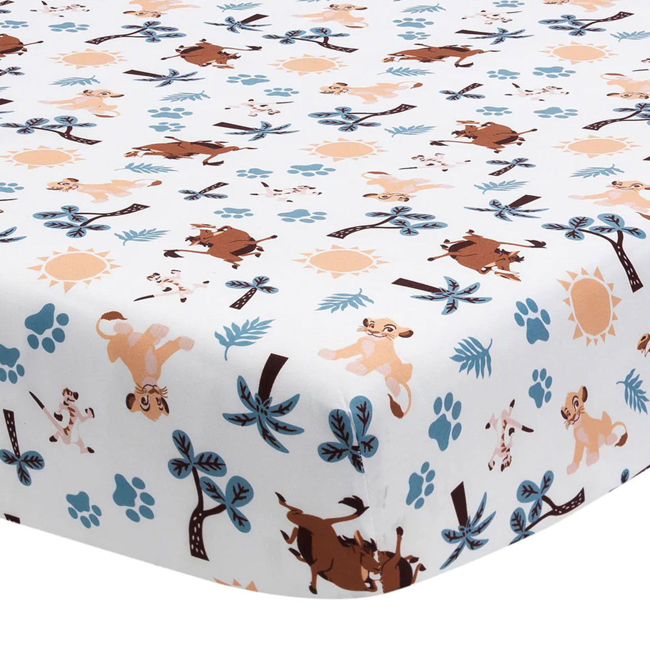 Lambs & Ivy Lion King Adventure 3-Piece Mini Crib Bedding Set- Bambi Baby