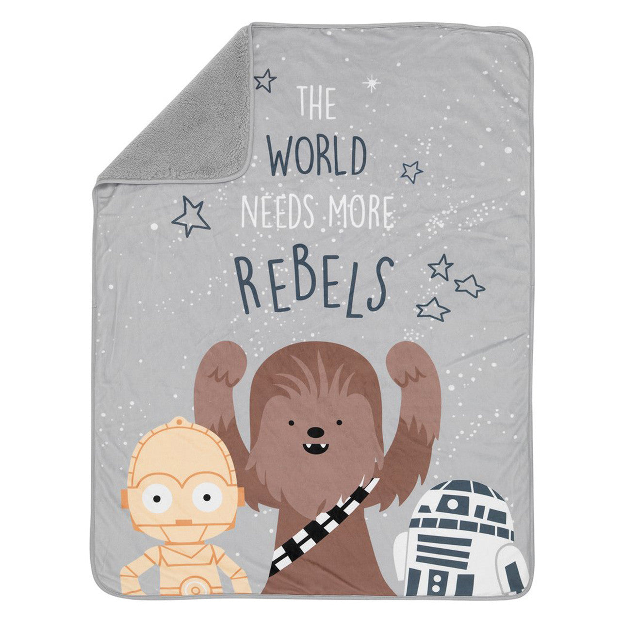 Lambs & Ivy Star Wars Rebels Sherpa Blanket- Bambi Baby