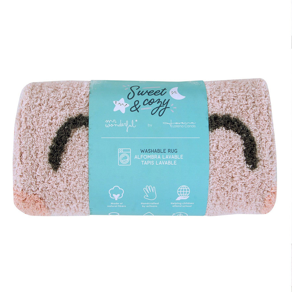 Lorena Canals Happy Heart Washable Rug- Bambi Baby