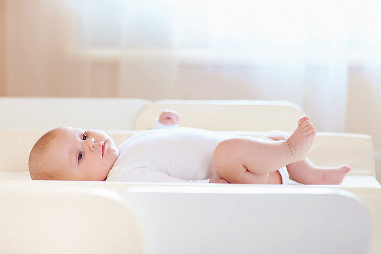 Moonlight Little Dreamer Contour Changing pad w/ organic cover16" x 32" x 1.5 (2 sided)- Bambi Baby