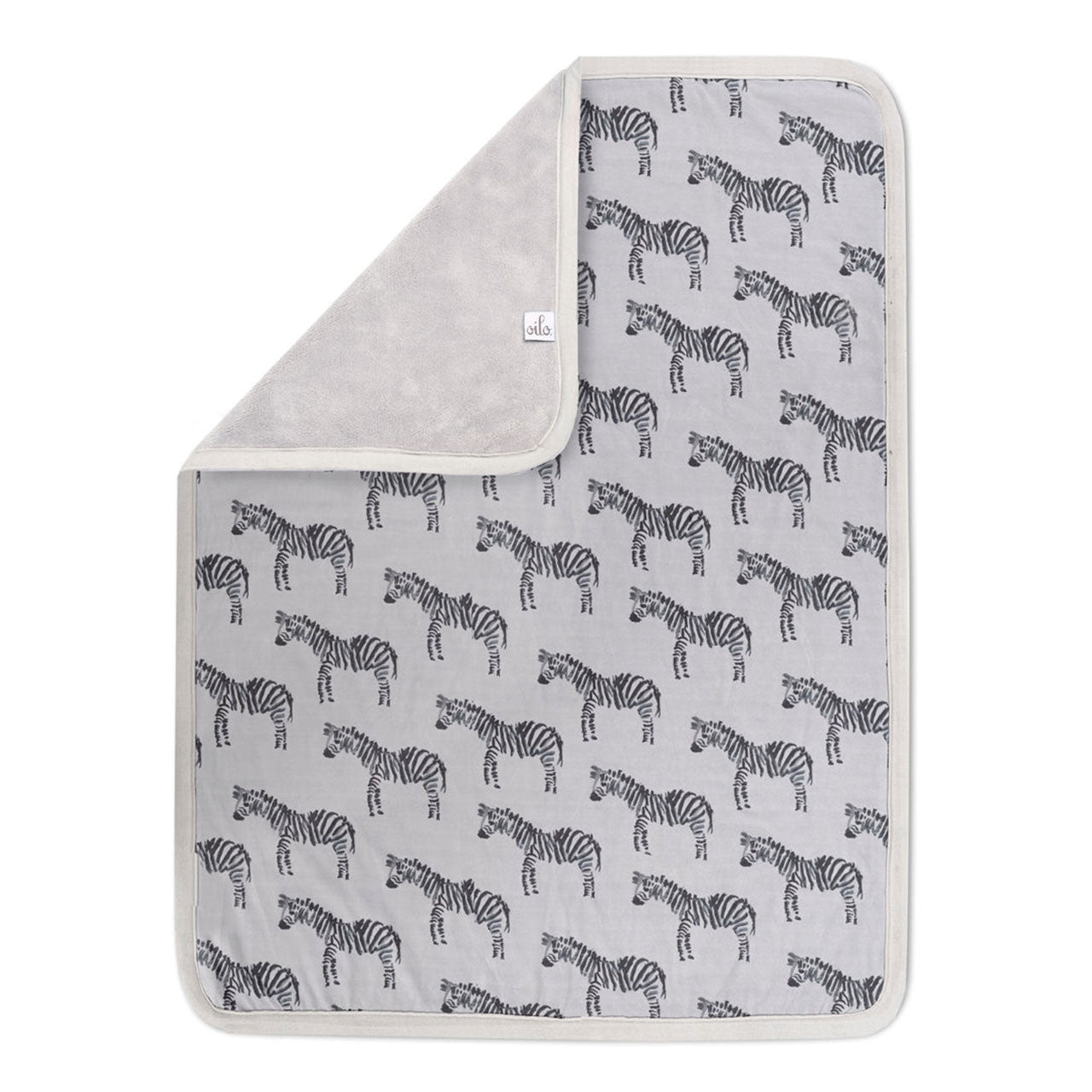 Oilo Zebra Jersey Cuddle Blanket- Bambi Baby