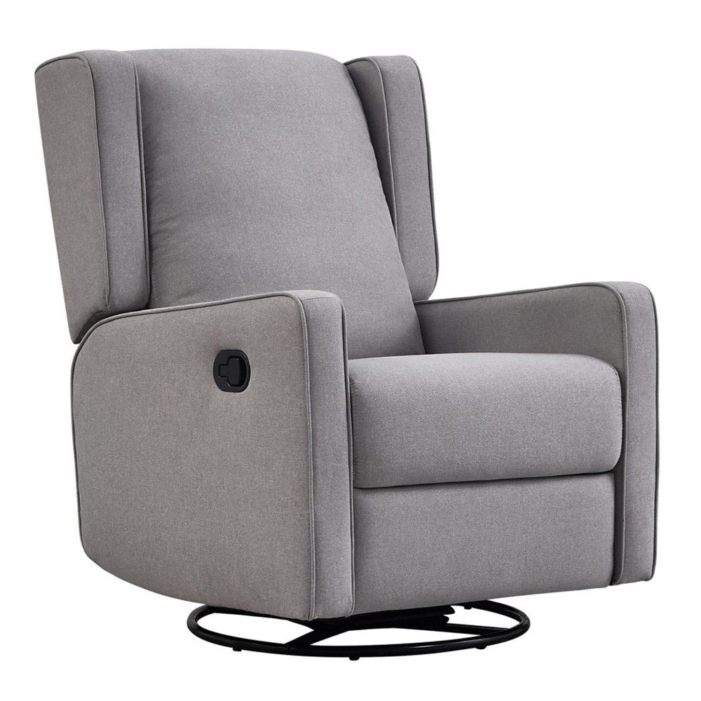 Westwood Chelsea Manual Swivel, Glider, Recliner in Shadow- Bambi Baby