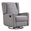 Westwood Chelsea Manual Swivel, Glider, Recliner in Shadow - Bambi Baby
