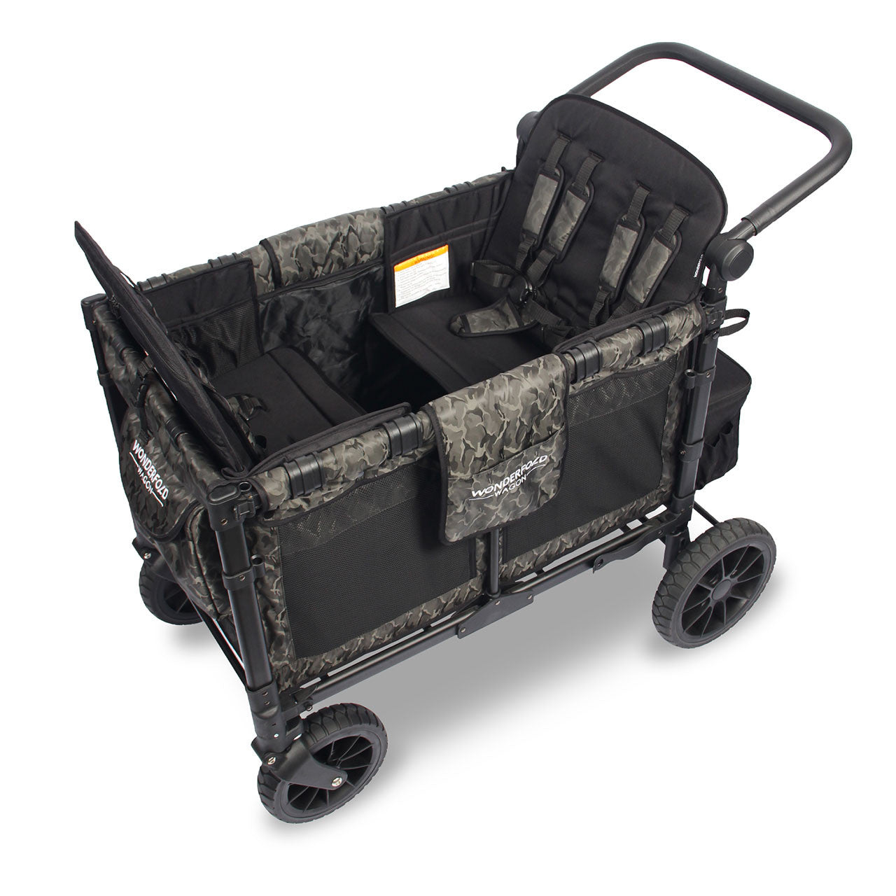 Cochecito Wonderfold W4 LUXE Quad en camuflaje verde sombra- Bambi Baby