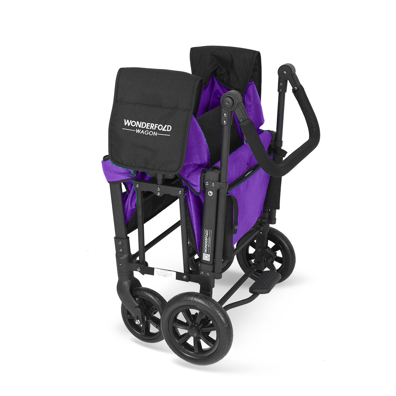 Wonderfold W1 OG Double Stroller Wagon in Cobalt Violet- Bambi Baby