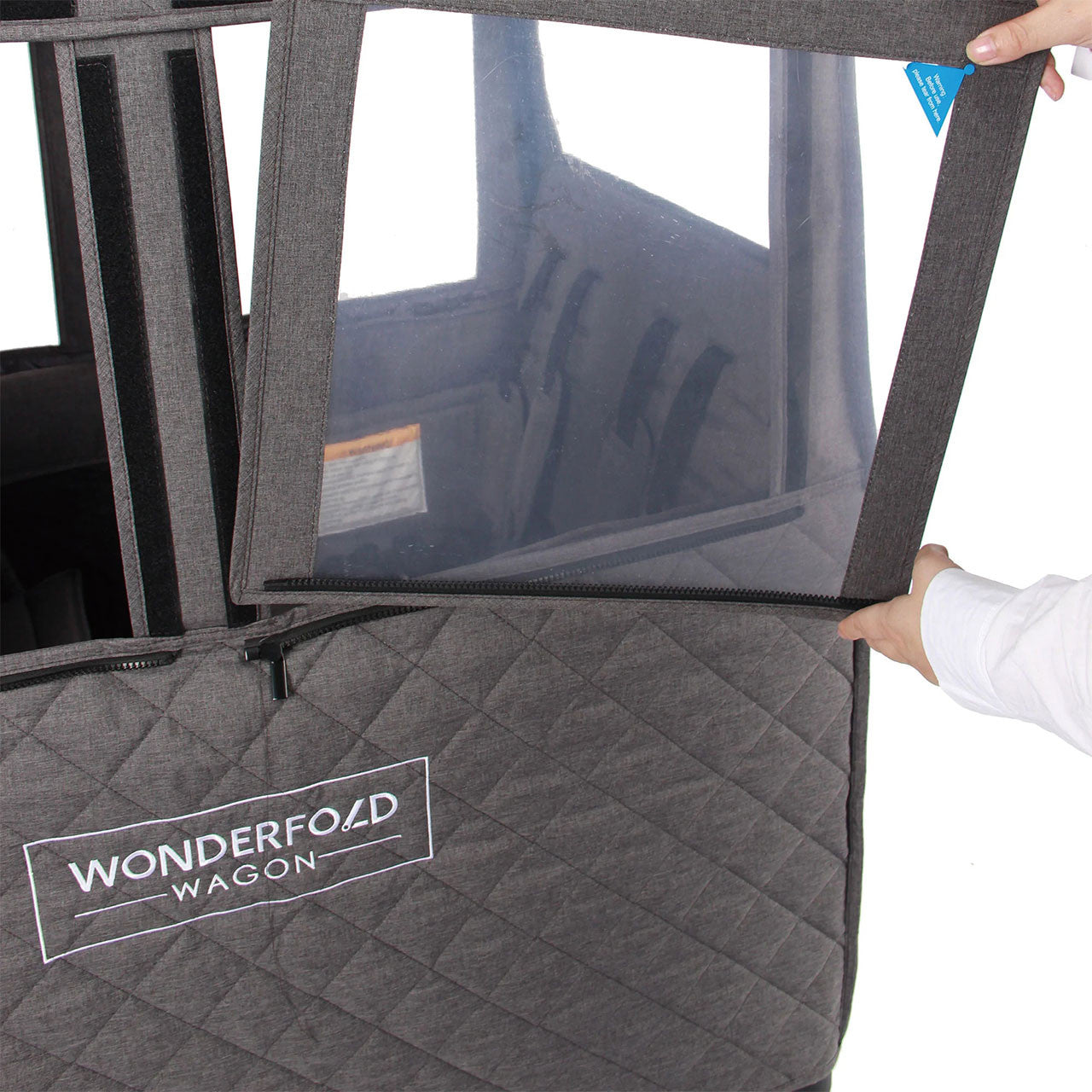 winter cover for double stroller WonderFold Cold Weather Shield Winter Cover for W4 Original