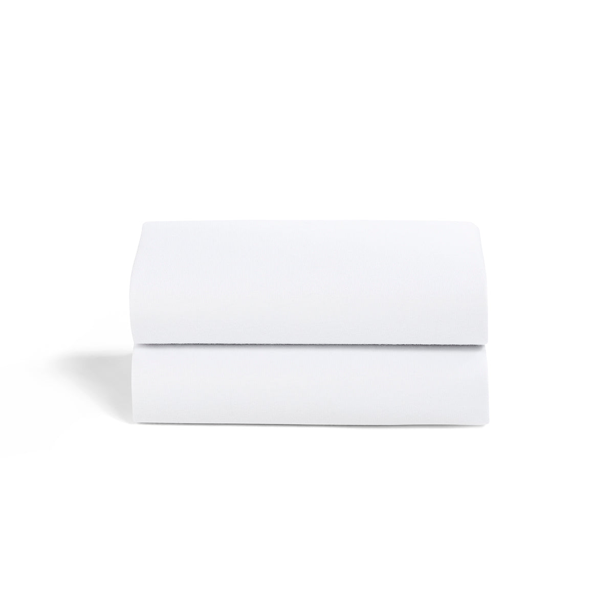 Snuz Bassinet 2 Pack Fitted Sheets - White- Bambi Baby