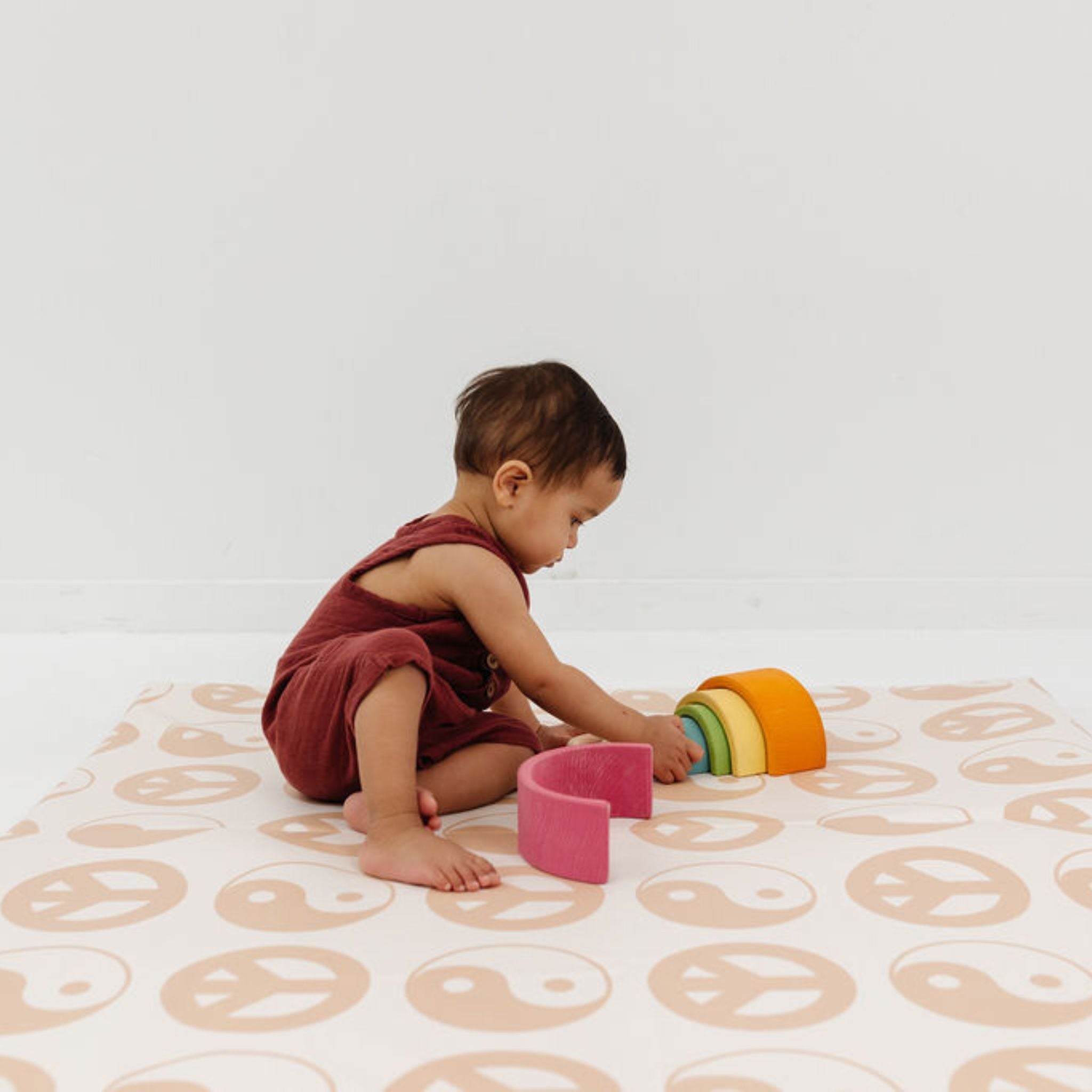 Toki Kids Yin Yang Vegan Leather Mat- Bambi Baby