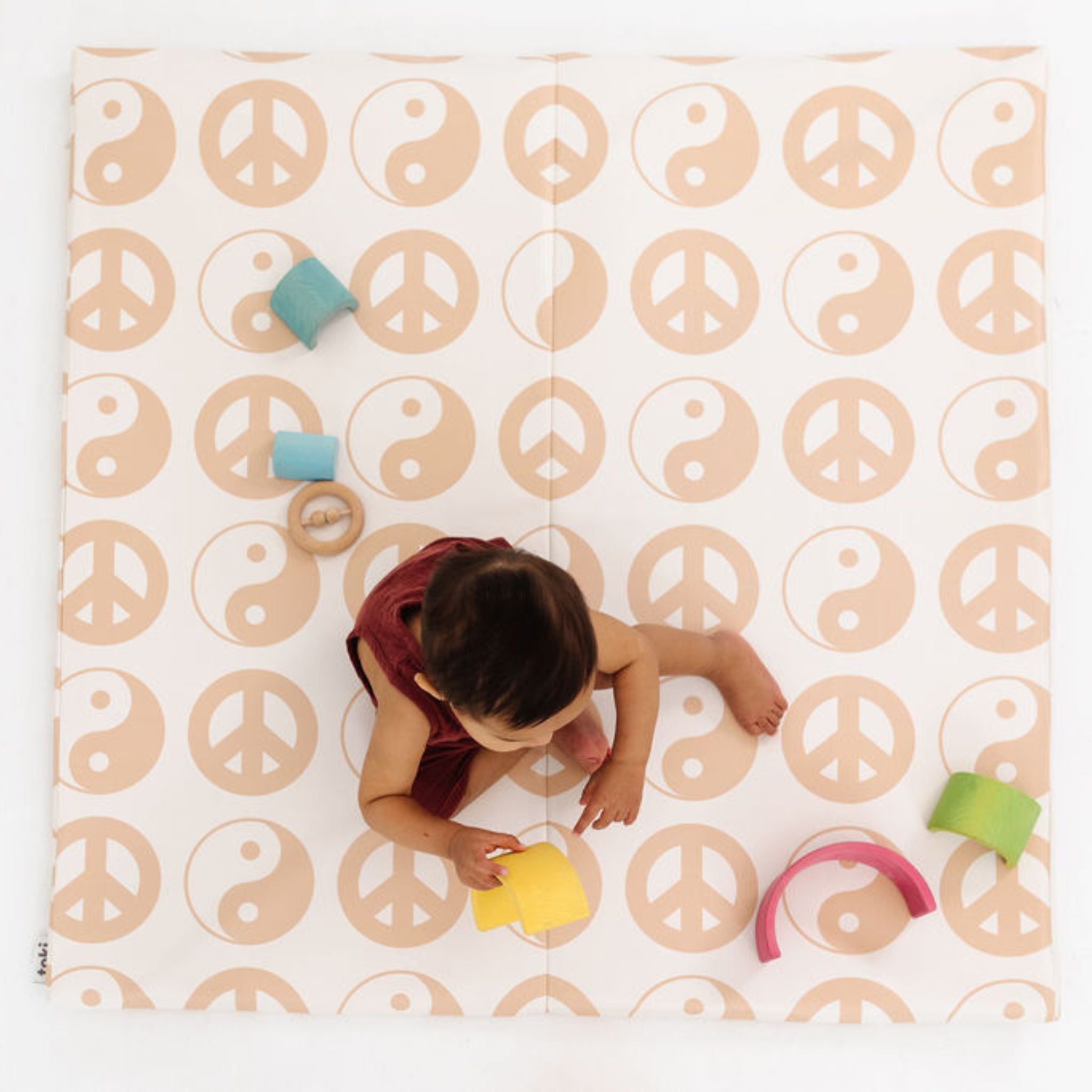 Toki Kids Yin Yang Vegan Leather Mat- Bambi Baby