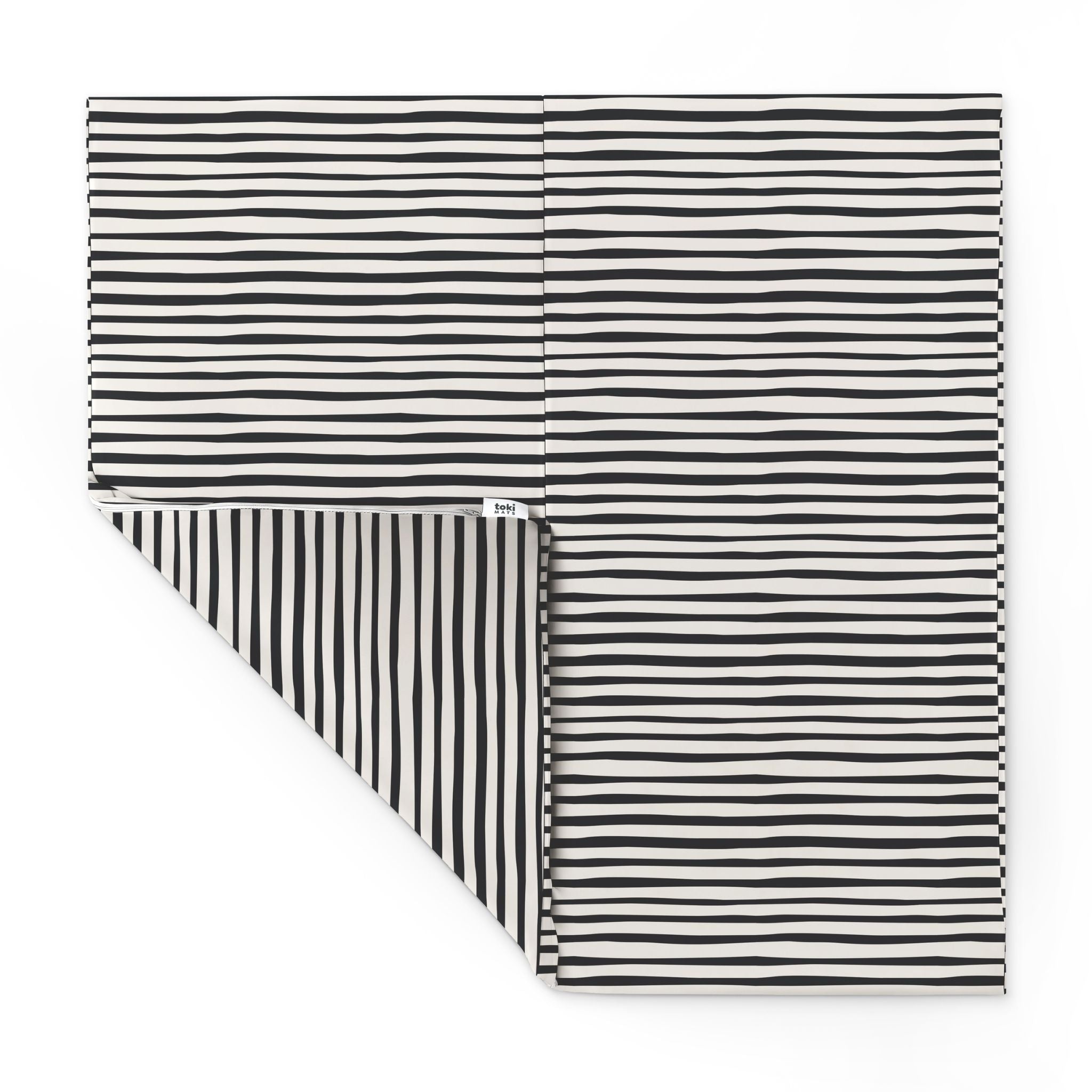 Toki Kids Bold Stripe Vegan Leather Mat- Bambi Baby