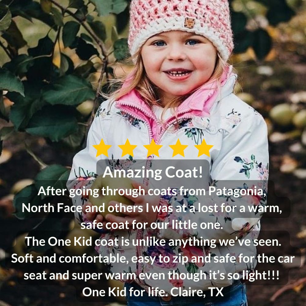 Onekid Car Seat Coat | The Road Coat Transition - Floral Print- Bambi Baby