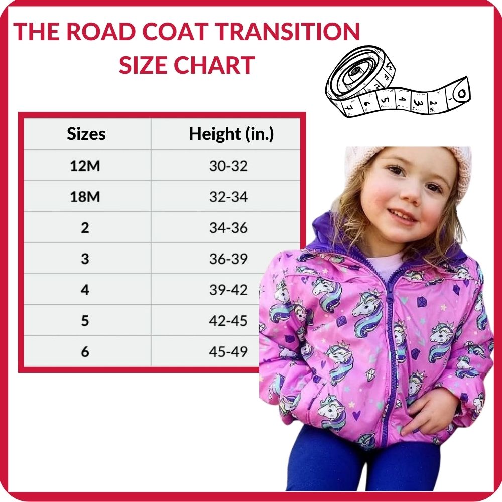 Onekid Car Seat Coat | The Road Coat Transition - Unicorn Print- Bambi Baby