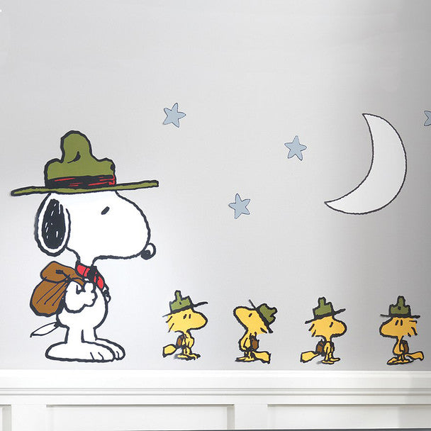 Apliques de pared de campamento de Snoopy de Lambs &amp; Ivy- Bambi Baby