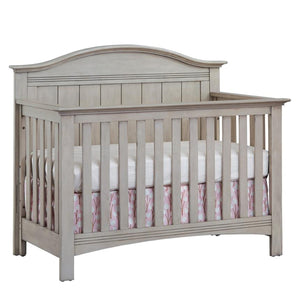 Stone Wash Wood Soho Baby Chandler 4-in-1 Convertible Crib - Side Angle | Bambi Baby