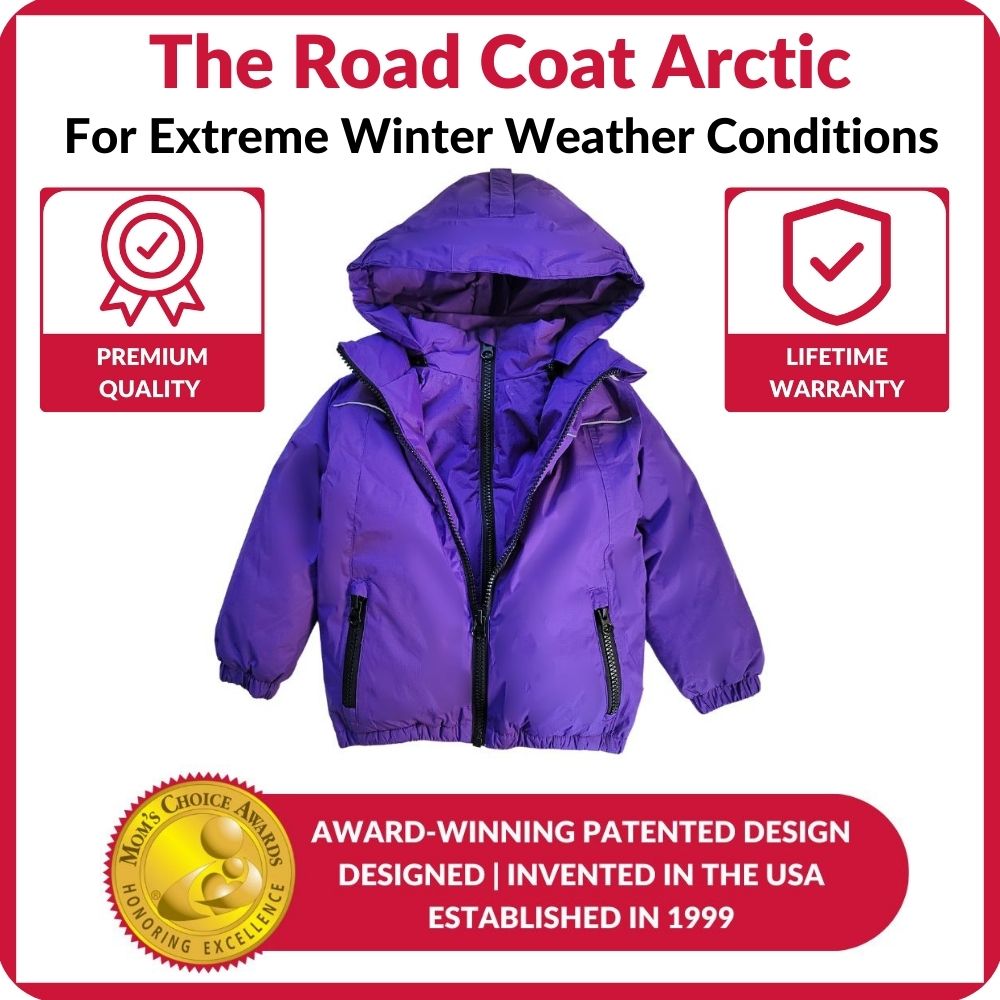 Onekid Car Seat Coat | The Road Coat Arctic - Purple- Bambi Baby