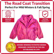 Onekid Car Seat Coat | The Road Coat Transition - Fuchsia - Bambi Baby