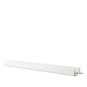 Solid White Hardwood Full-Size Bed Conversion Rails - Side View | Bambi Baby
