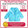 Abrigo para asiento de coche Onekid | Abrigo vegano The Road - Aguamarina  - Bambi Baby