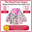 Onekid Car Seat Coat | The Road Coat Vegan - Safari Print - Bambi Baby