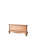 Toffee Wood Romina Antonio Low-Profile Footboard - Front View | Bambi Baby