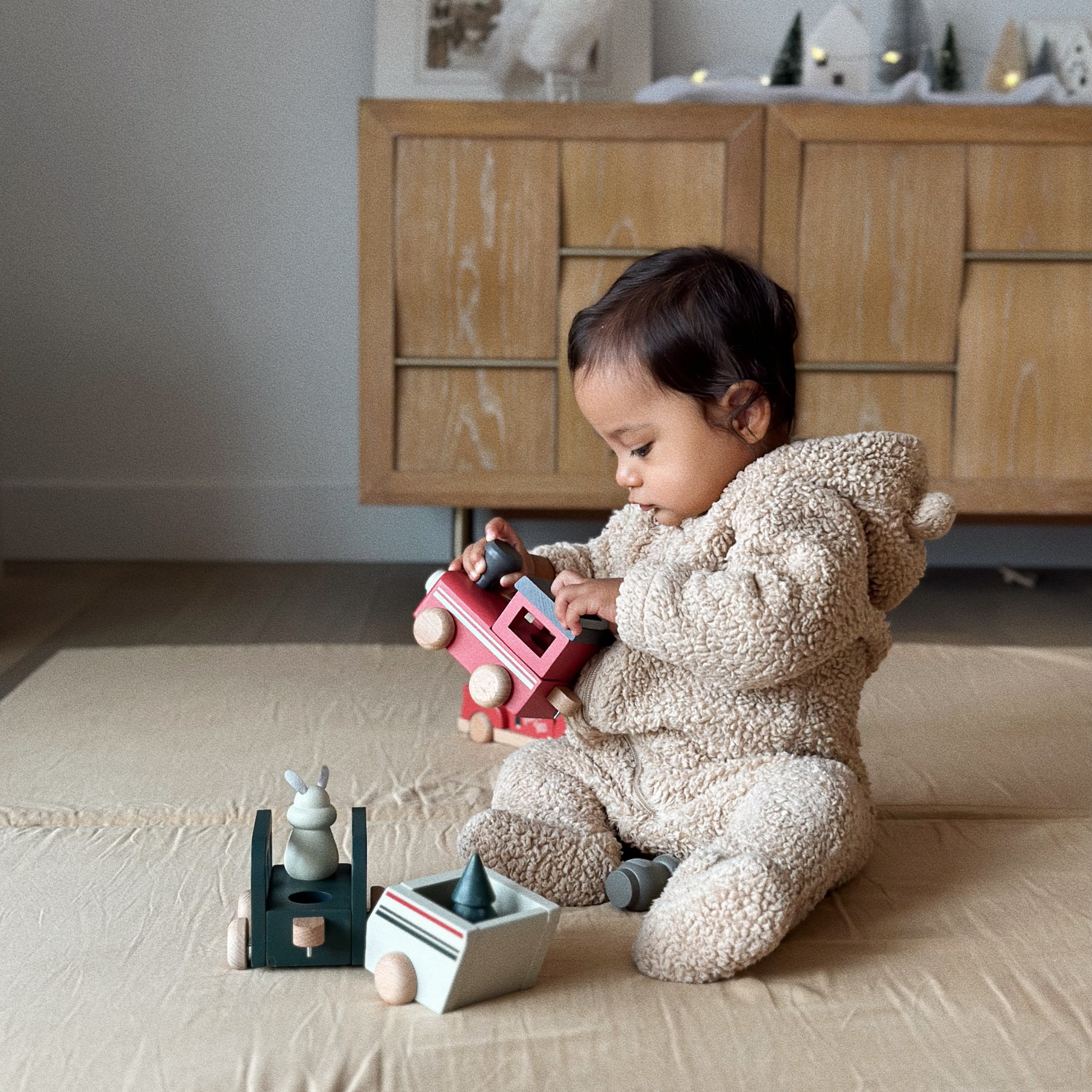 Toki Kids Cloud + Sandcastle Organic Cotton Mat- Bambi Baby