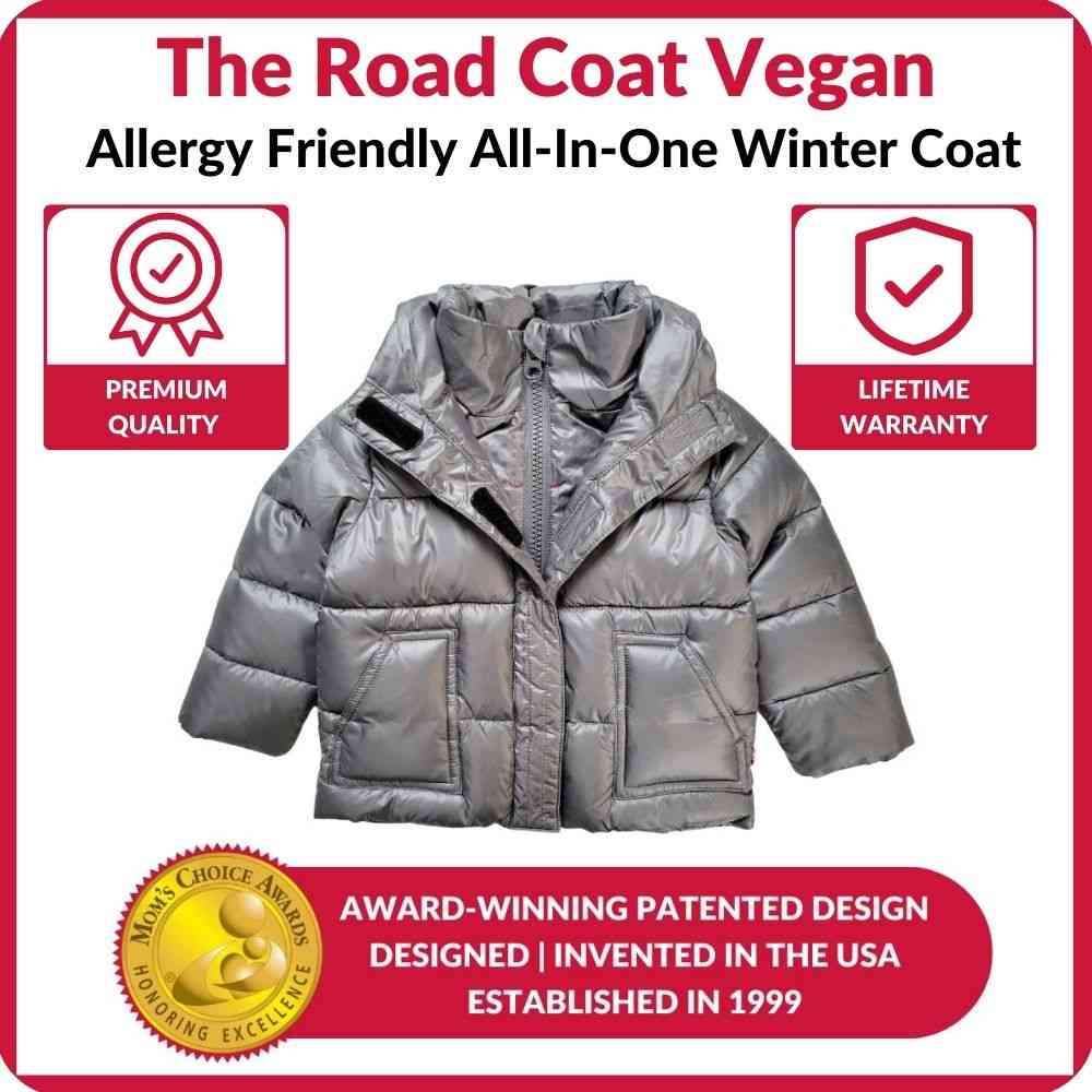 Onekid Car Seat Coat | The Road Coat Vegan - Platinum- Bambi Baby