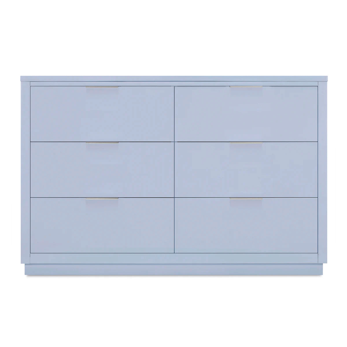 blue baby dresser FUFU&GAGA Blue 6-Drawer Double Kid Dresser Nursery Dresser Storage  Organizer Cabinet 31.6 in. H x 47.3 in. W x 15.8 in. D KF260079-01