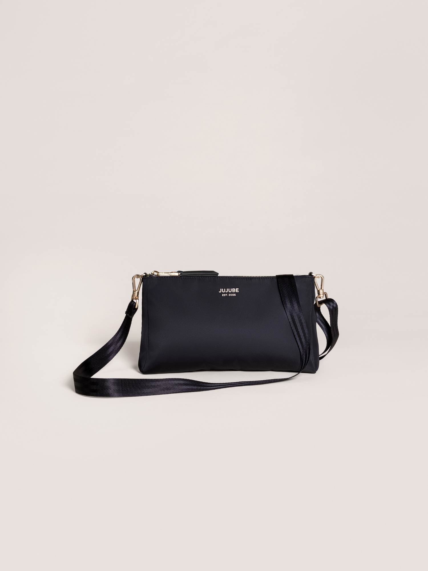 JuJuBe 3-Piece Pouch Clutch Purse Set - Black- Bambi Baby