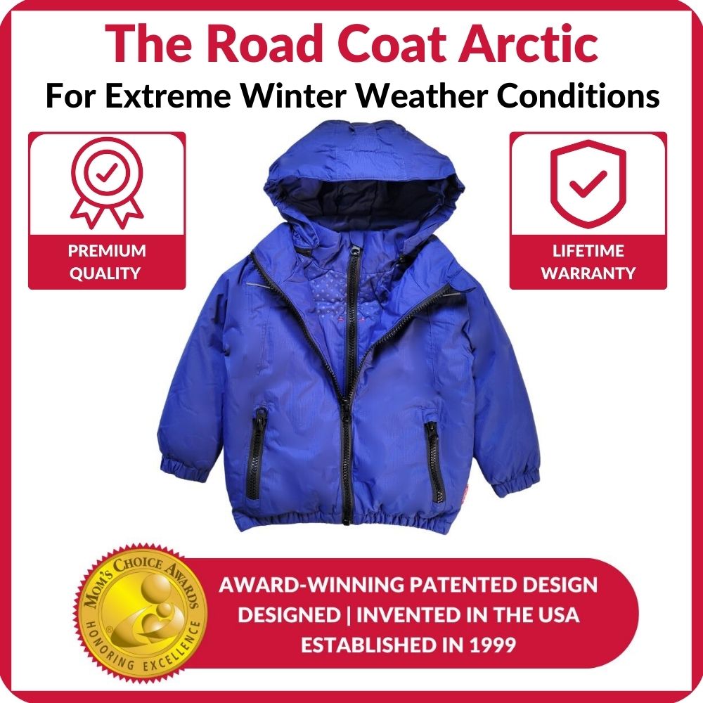 Onekid Car Seat Coat | The Road Coat Arctic - Royal Blue- Bambi Baby