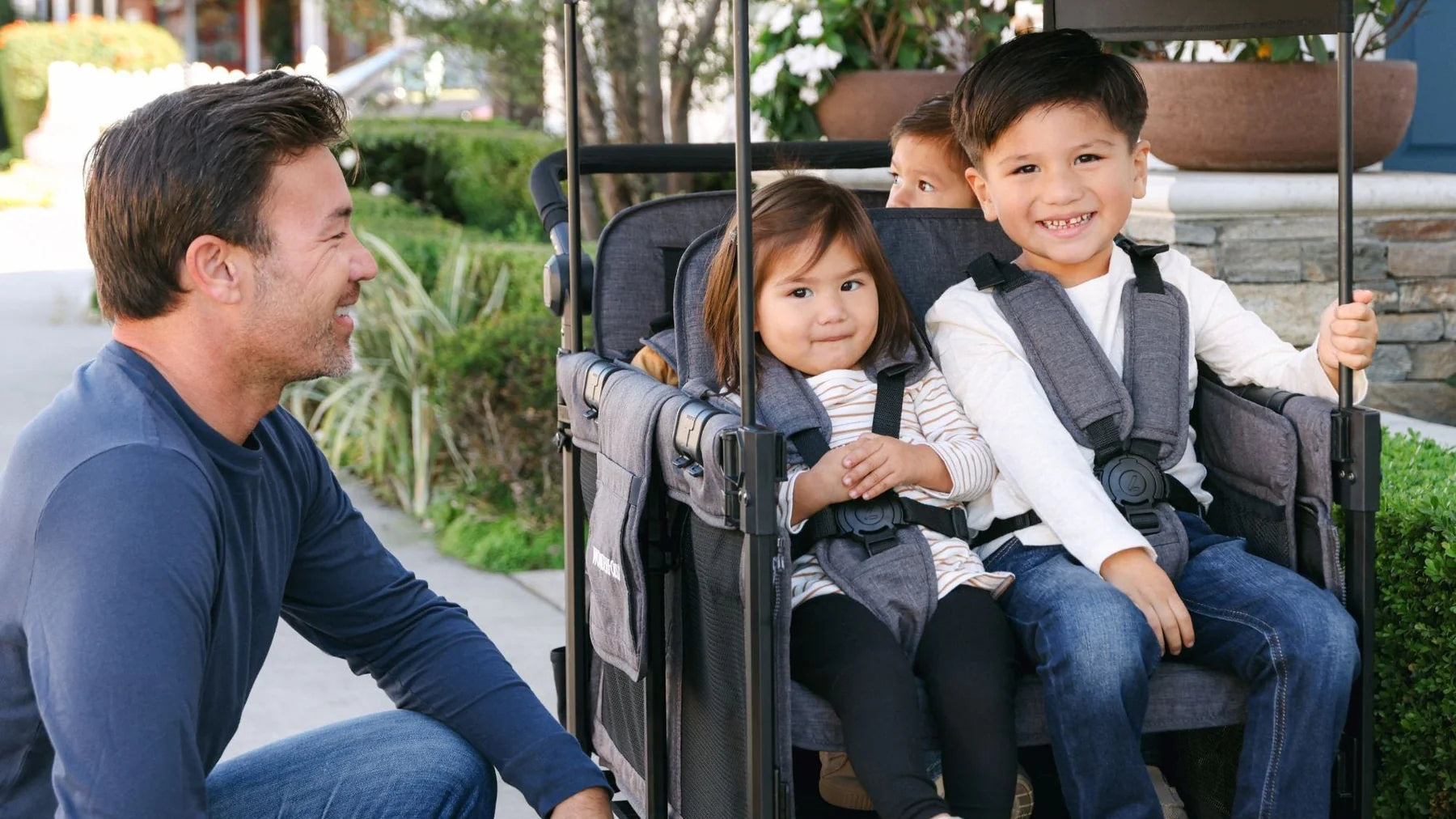 Wonderfold W4 Elite Pro Stroller Wagon- Bambi Baby