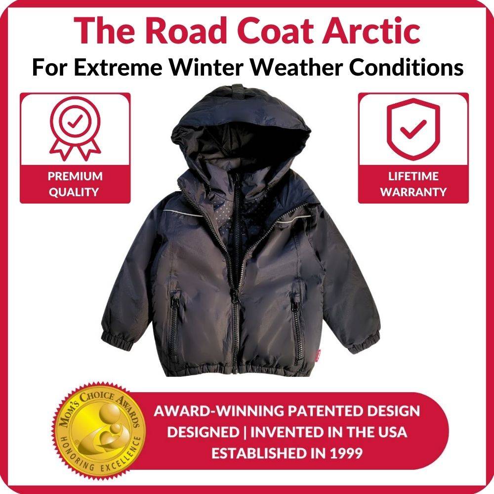 Onekid Car Seat Coat | The Road Coat Arctic - Black- Bambi Baby