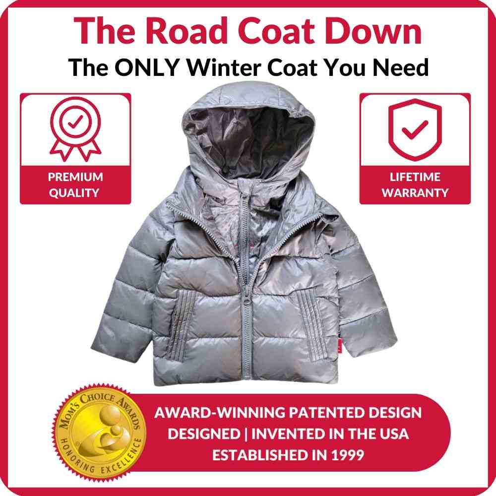 Onekid Car Seat Coat | The Road Coat Down - Platinum- Bambi Baby