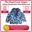Onekid Car Seat Coat | The Road Coat Vegan - Navy Raptor Print - Bambi Baby