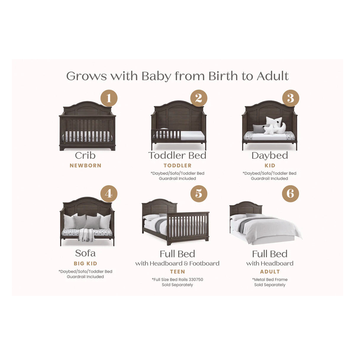 Delta Children Simmons Asher Crib- Bambi Baby