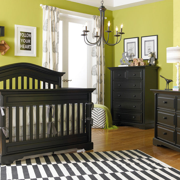 Juego de habitación infantil Dolce Babi Venezia de 3 piezas en ónix- Bambi Baby