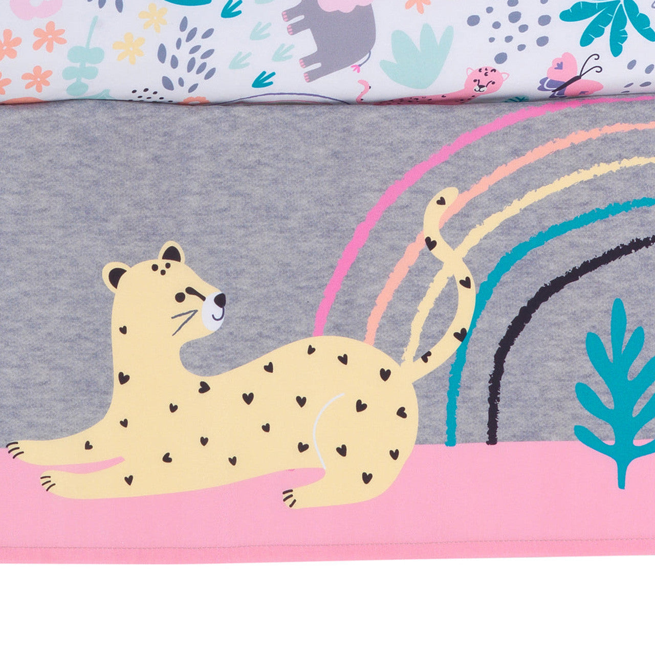 Bedtime Originals Rainbow Jungle 3-Piece Bedding Set- Bambi Baby