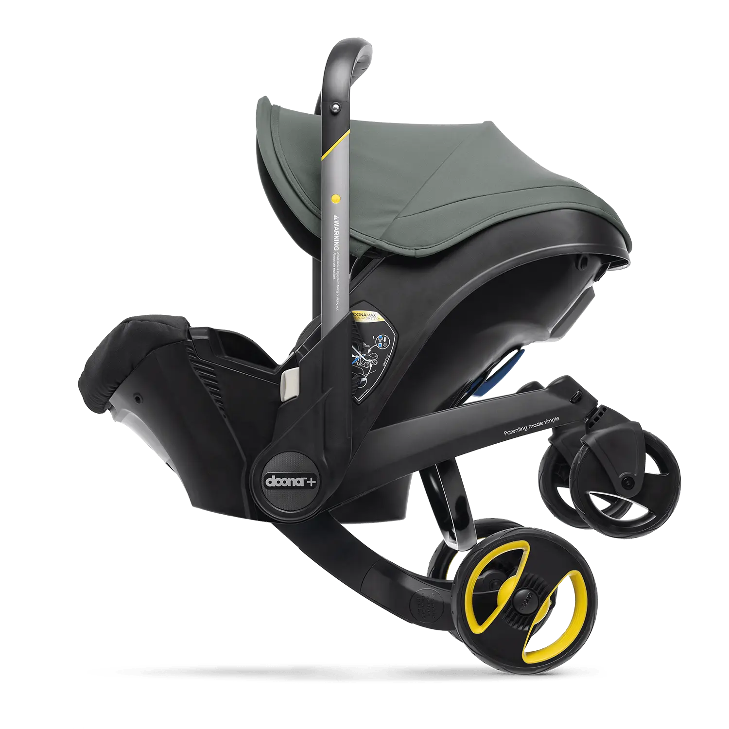 Doona Infant Car Seat Stroller with Base- Bambi Baby