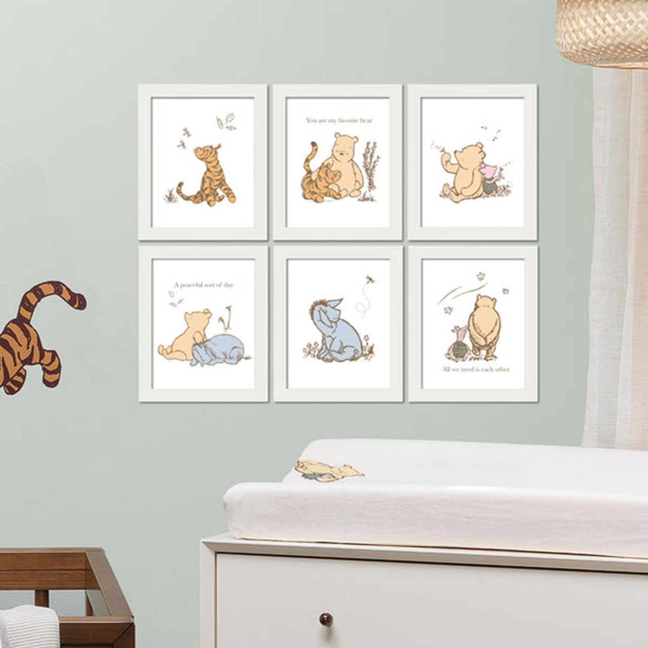 Lambs & Ivy Disney Unframed Wall Art Winnie the Pooh- Bambi Baby