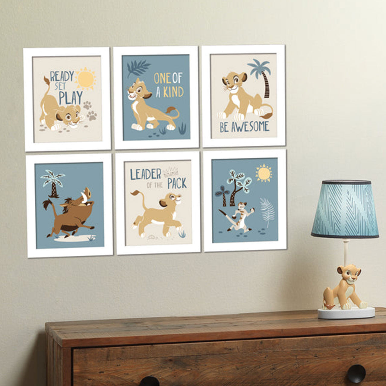 Lambs & Ivy Disney Unframed Wall Art Lion King- Bambi Baby