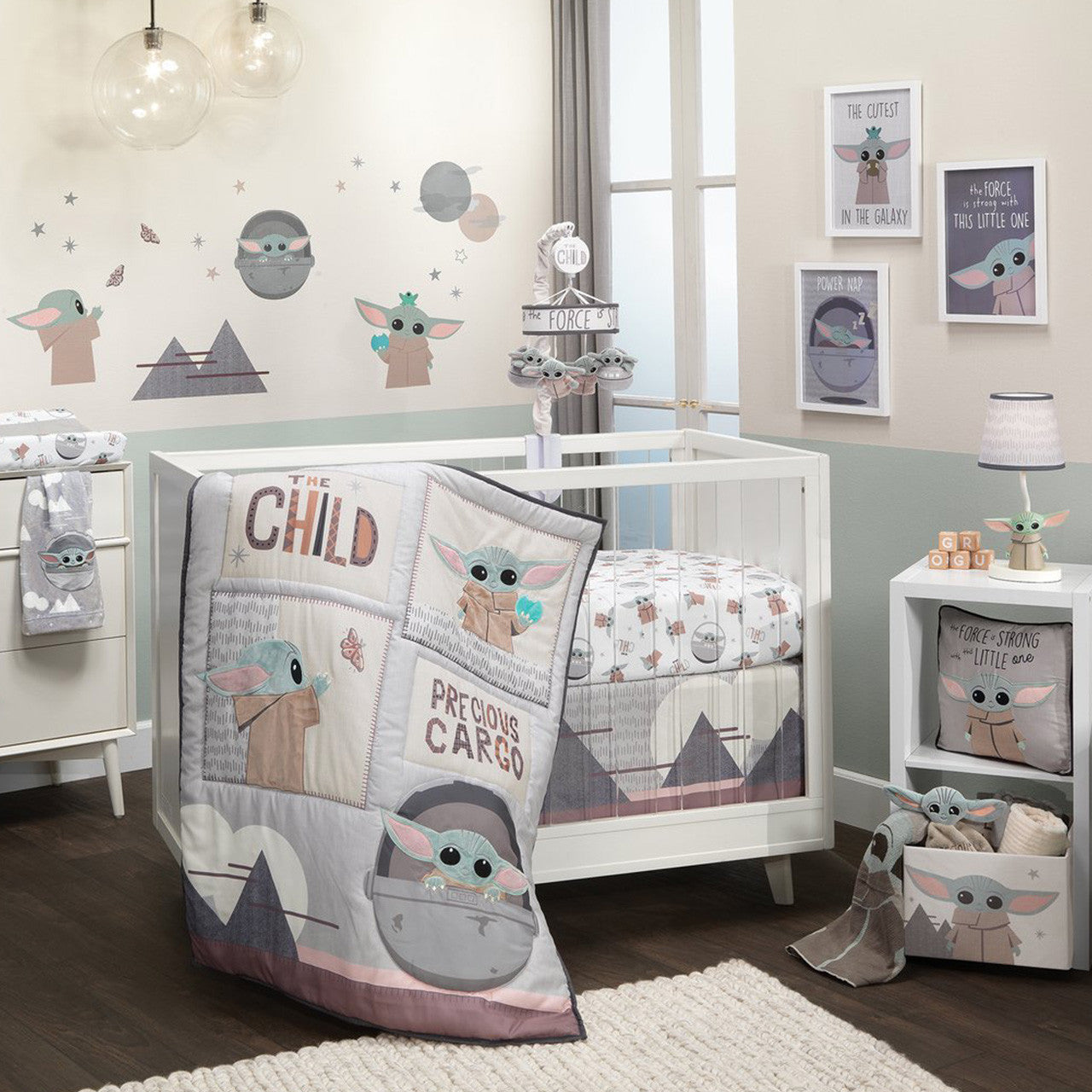Manta con apliques de El Niño de Star Wars de Lambs &amp; Ivy- Bambi Baby
