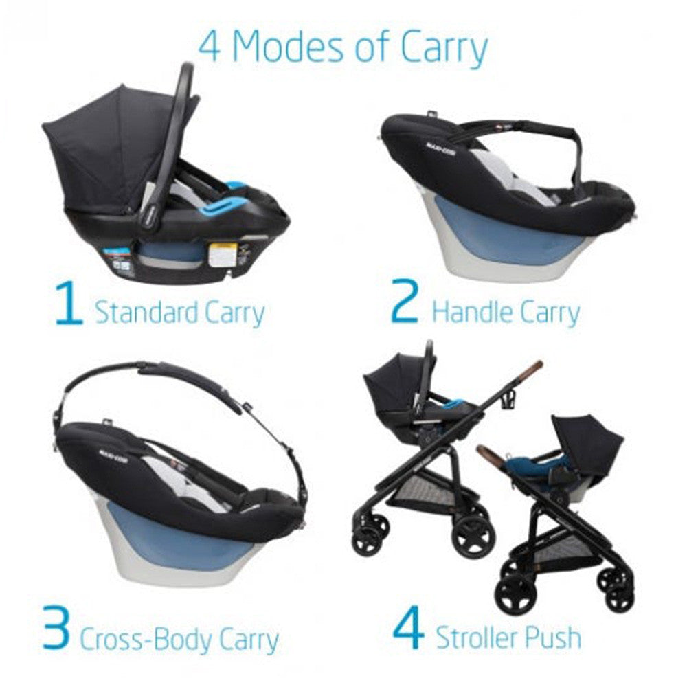 Maxi Cosi Coral XP Infant Car Seat in Essential Black- Bambi Baby