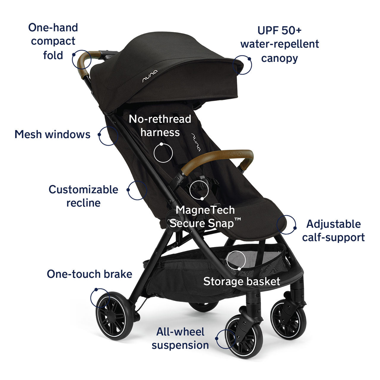 Nuna TRVL Stroller – Bambi Baby - Main Image