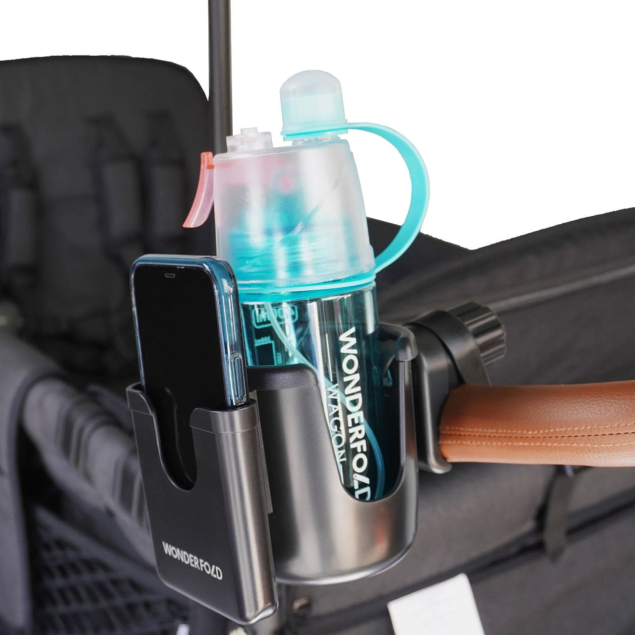 Wonderfold 2-In-1 Cup & Phone Holder (fits all wagons)- Bambi Baby