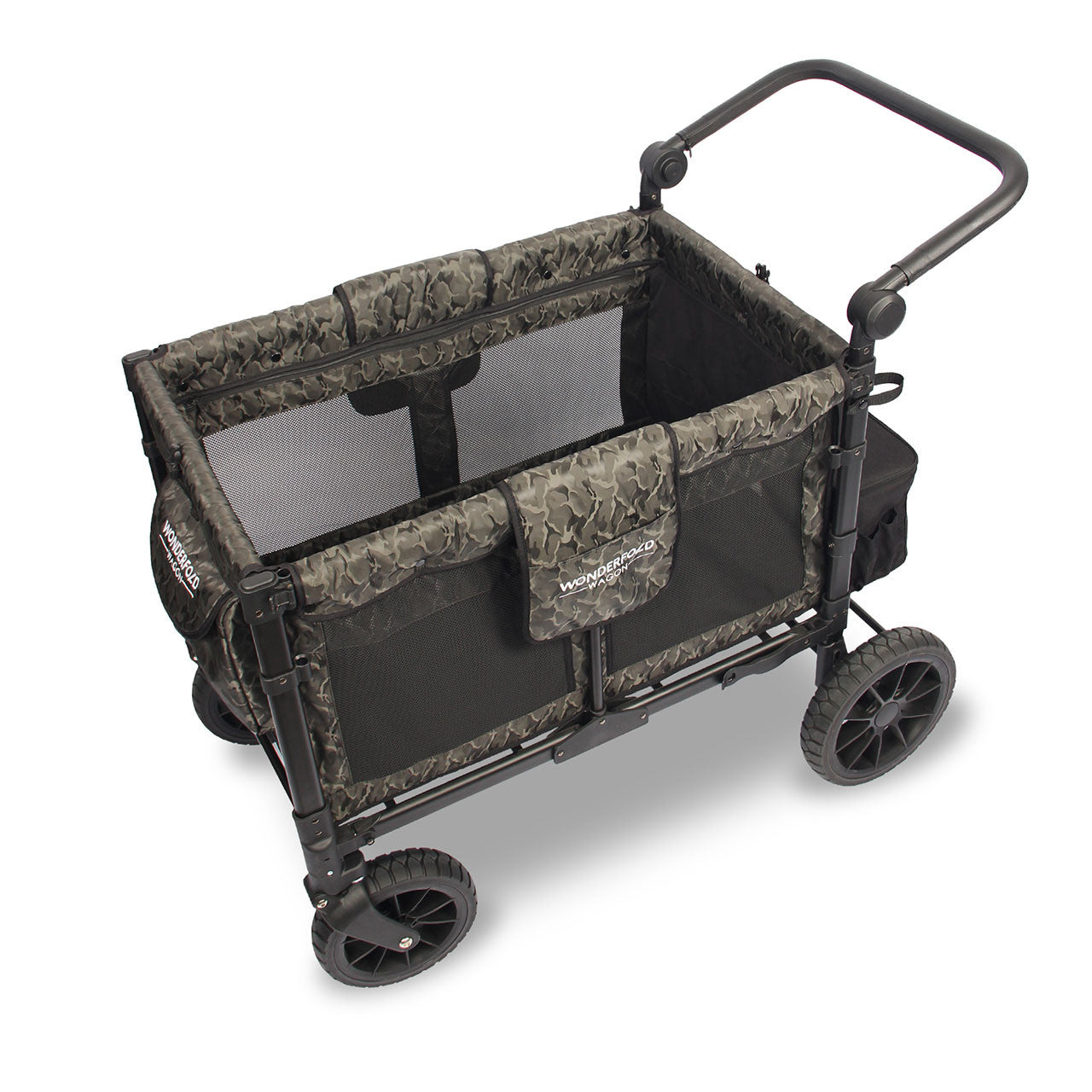 Cochecito Wonderfold W4 LUXE Quad en camuflaje verde sombra- Bambi Baby