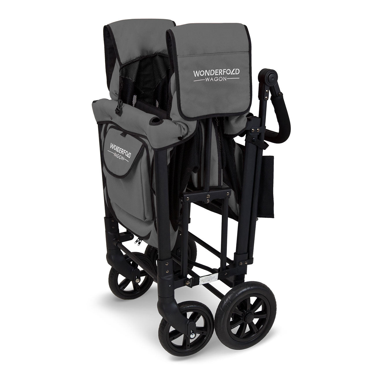 Cochecito doble Wonderfold W2 Elite en gris carbón- Bambi Baby