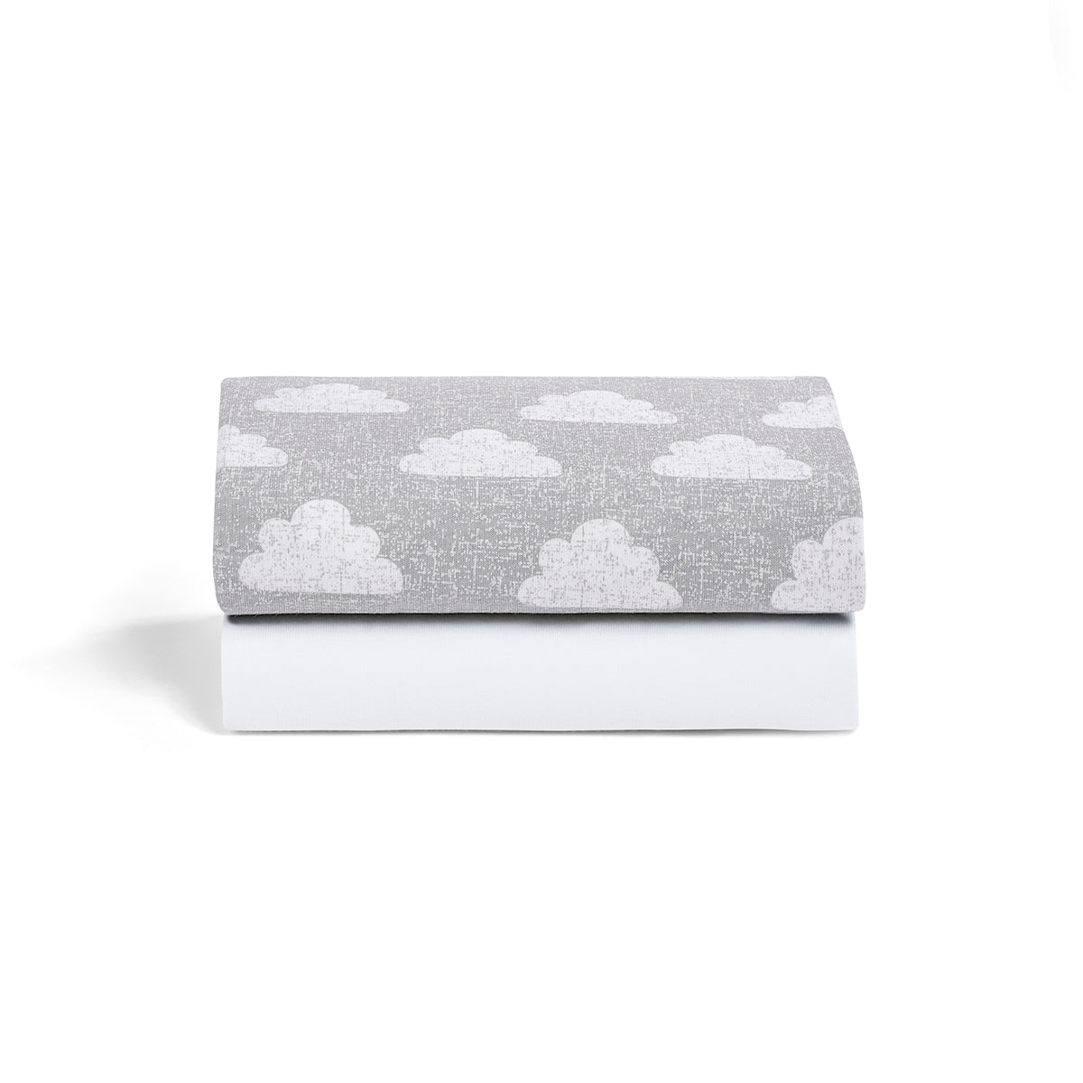 Snuz Twin Pack Bassinet Sheets - Cloud- Bambi Baby