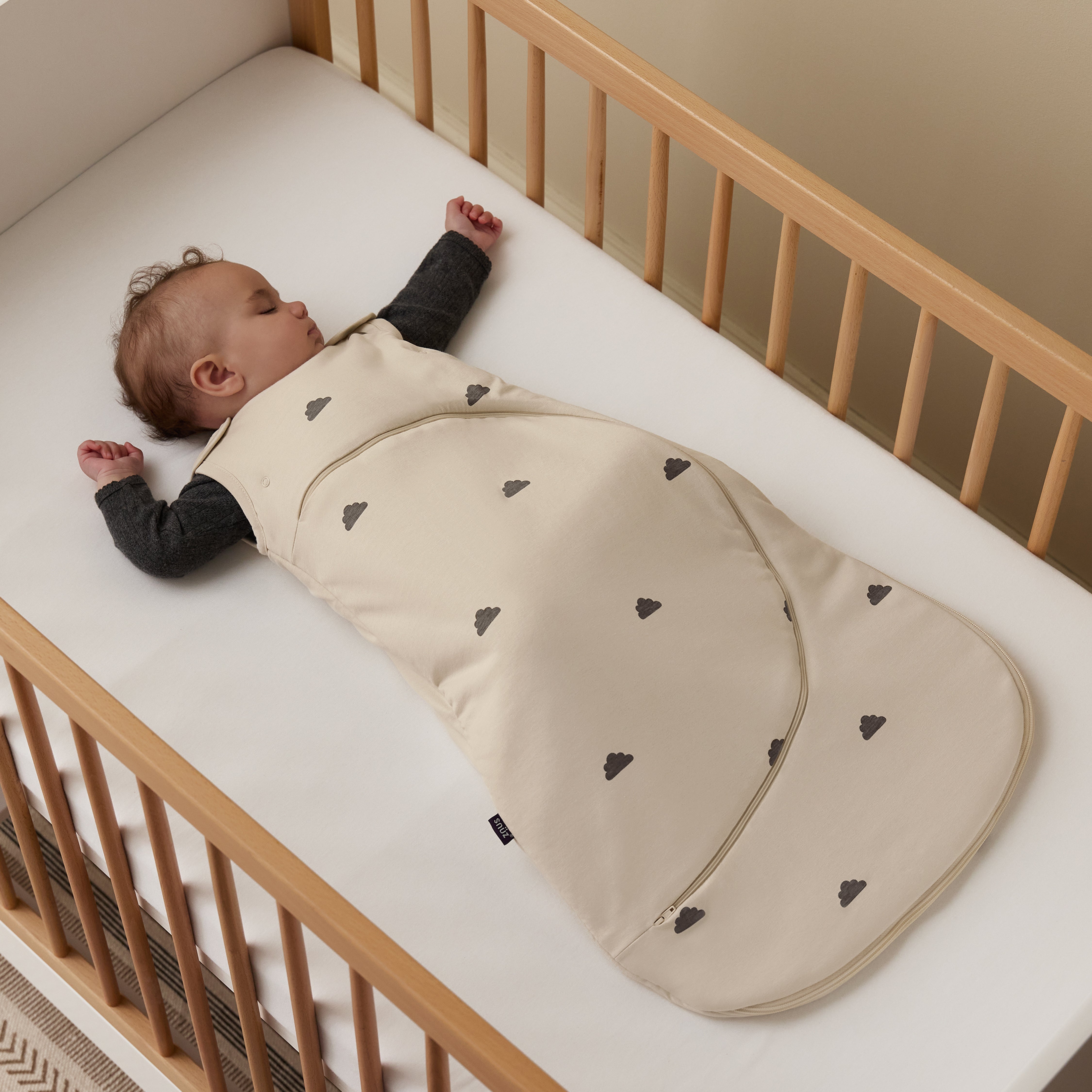 Snuz SnuzPouch Sleeping Bag - Sand Cloud- Bambi Baby